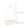 ORFOFE Hummingbird Swing Bird Durable Wooden Perch with Metal Frame