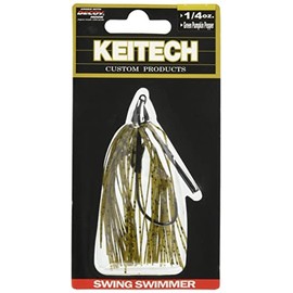 Keitech Swing Swimmer 3/8oz 101 Green Pumpkin Pepper