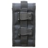 Smartphone Pouch R (Black) Easily Attaches to Backpacks and Bags,