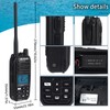 Retevis RM21 Handheld Marine Radio, Floating IP67 Submersible Waterproof, Noise