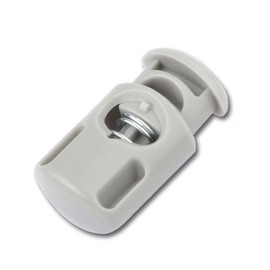 (10) - DYZD Plastic Cord Locks End Spring Stop Toggle Stoppers Multi-Colour (10PCS, Grey)