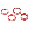 Gear Knob Trim, Aluminium Alloy Material Air Conditioning Button Cover