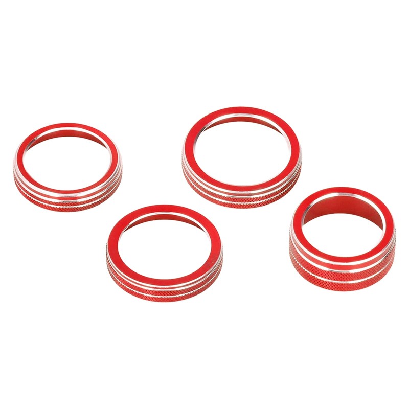 Gear Knob Trim, Aluminium Alloy Material Air Conditioning Button Cover