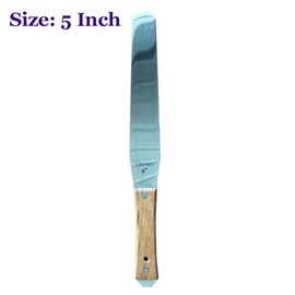 5 Inch Screen Printing Ink Spatula Stainless Steel Ink Knife Wood Handle Flexible Ink Spatula - 4in / 5in / 6in / 7in / 8in / 9in / 10in / 12in (5 inches)