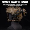 Fast Helmet ARC Rail Adapter COMTAC3 Tactical Pickup Headset Suspension