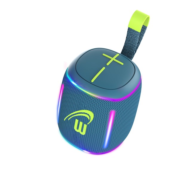 WorryFree Gadgets 10W Mini Wireless Bluetooth Speaker with RGB Lights,