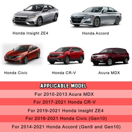 Red Sports Aluminum Steering Wheel Paddle Shifter Extension Cover trim interior Accessories for Honda Accord Civic Insight CR-V