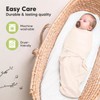3-Pack Organic Baby Swaddle Sleep Sacks - Newborn Swaddle Sack,