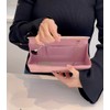 LeahWard Women's Clutch Bag Wedding Evening Handbags Suede Night Out