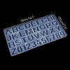 236 Piezas De Letras De Silicona Moldeadas Con Resina Epoxi