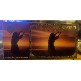 Island Heritage publishing Aloha State Hawaii Postcard Book 20 Regular & Miniatures Landscapes Bonus Album