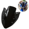 Fits YIBO Z1000 Windshield 2003-2006 Kawasaki Motorcycle Double Bubble Black