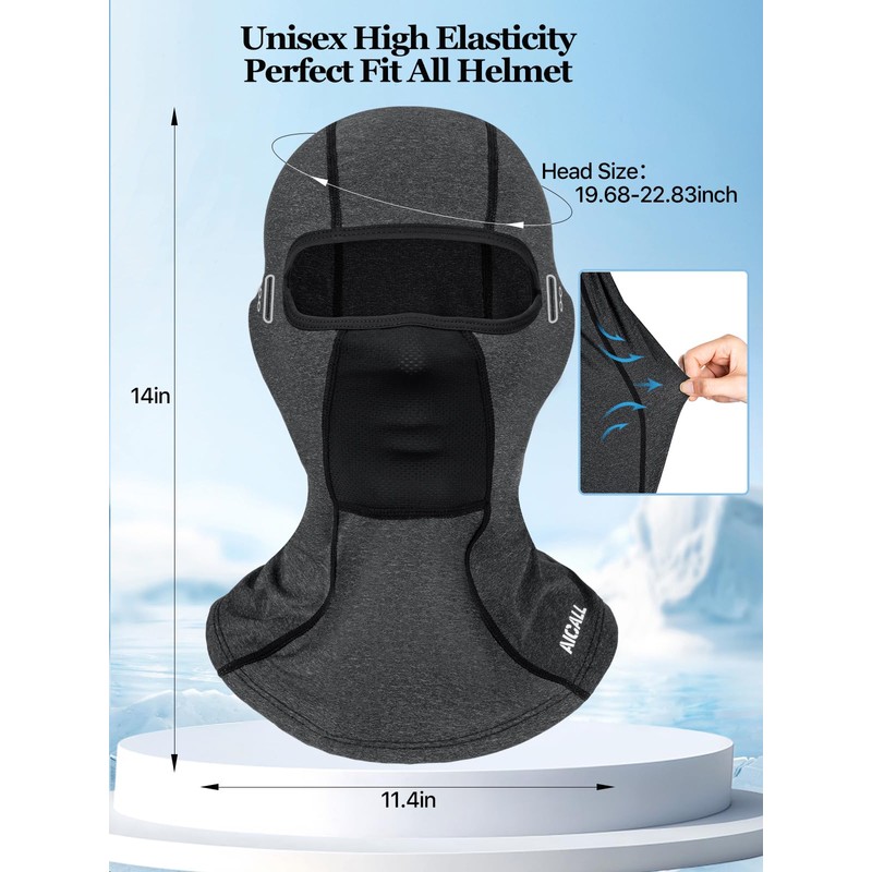 Aicall Balaclava Ski Mask Quick Drying Summer Cooling UV Protector