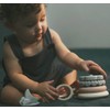 Moonkie Stacks of Circles Soft Teething Toy Educational Learning Stacking