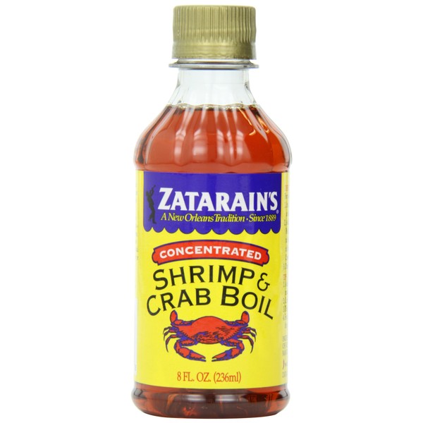 Zatarain's Concentrated Shrimp & Crab Boil, 8 fl oz (Pack of 12)
