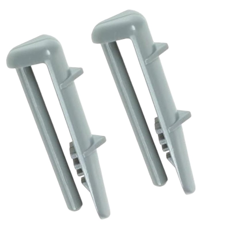 QUAILITAS Dishwasher Rail Cap Replacement [Pack of 2] Plastic Rear
