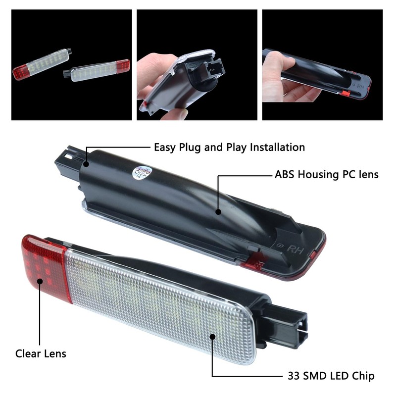 AFEISOL Led Side Door Panel Lights Courtesy Light Fit for