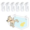 Dog Pee Pad Holder with Walls (6 Pack) for Small