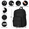 Black Backpack for Men and Women, Backpack for School Teens