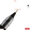 Goldex Klassy BLACK 5 x 0.7mm Fine Tip Ballpoint Pens