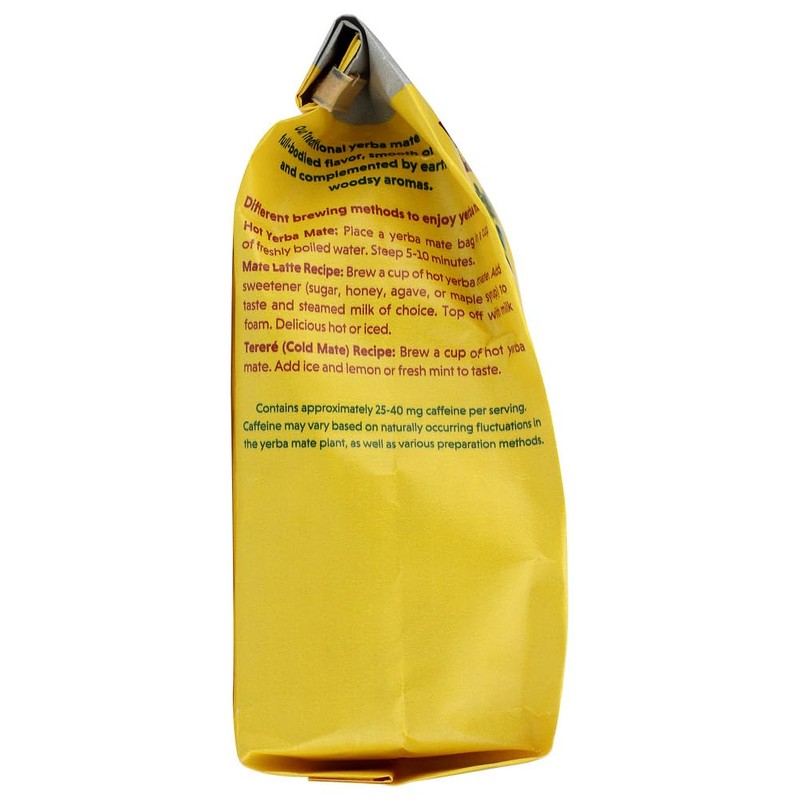 Yerba Madre Organic Yerba Mate Sachets, 40 CT