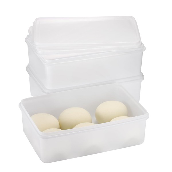 OGANAZI Pizza Dough Proofing Box, Pack of 3 Stackable Proofing