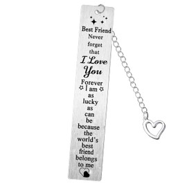 Best Friend Bookmark Friendship Gifts Friend Birthday Gifts Christmas Gifts Graduation Gifts Best Friend Bookmark Present Keepsakes(Friendship Bookmark)