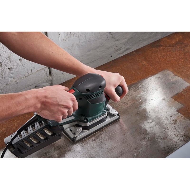 Wolfcraft 1762000 Sanding Sheets Self-Gripping with Corundum Perforated for Electrical