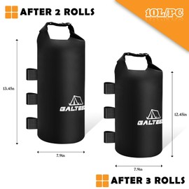 GALTEED Canopy Weights Sand Bags,112 LBS Sand Bags Canopy Tent Weights for Canopy Legs,Heavy Duty Weights Bags for Pop Up Tent Gazebo Legs(Without Sand)