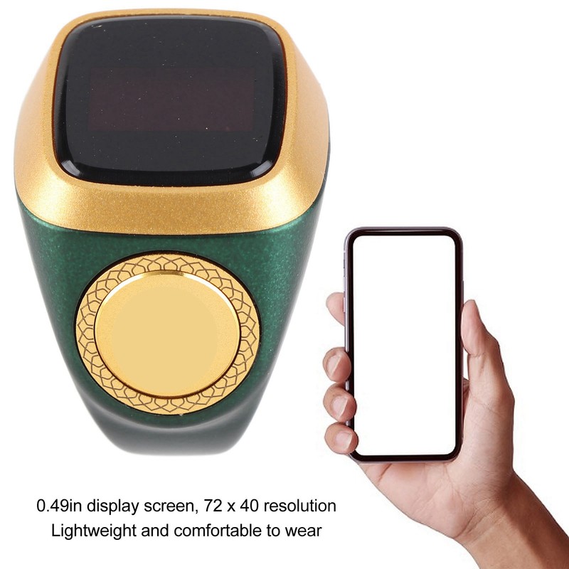 18mm Electronic Counter 0.49in Digital Display Intelligent Counting Finger Ring