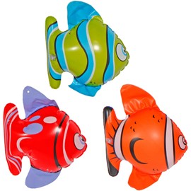 Folat 8714572205726 20572 Inflatable Tropical Fish, Multi-Colour, Pack of 3