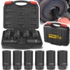 6 Pack 1/2’’ Drive Crank Bolt Socket Set, 17MM, 19MM,