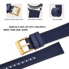 BISONSTRAP Watch Straps for Men, High Performance Fluororubber Watch Strap