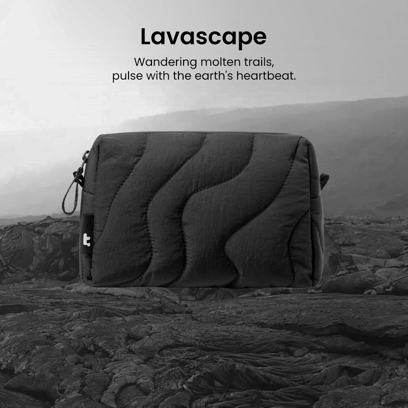 A27 Electronics Organiser, lava landscape