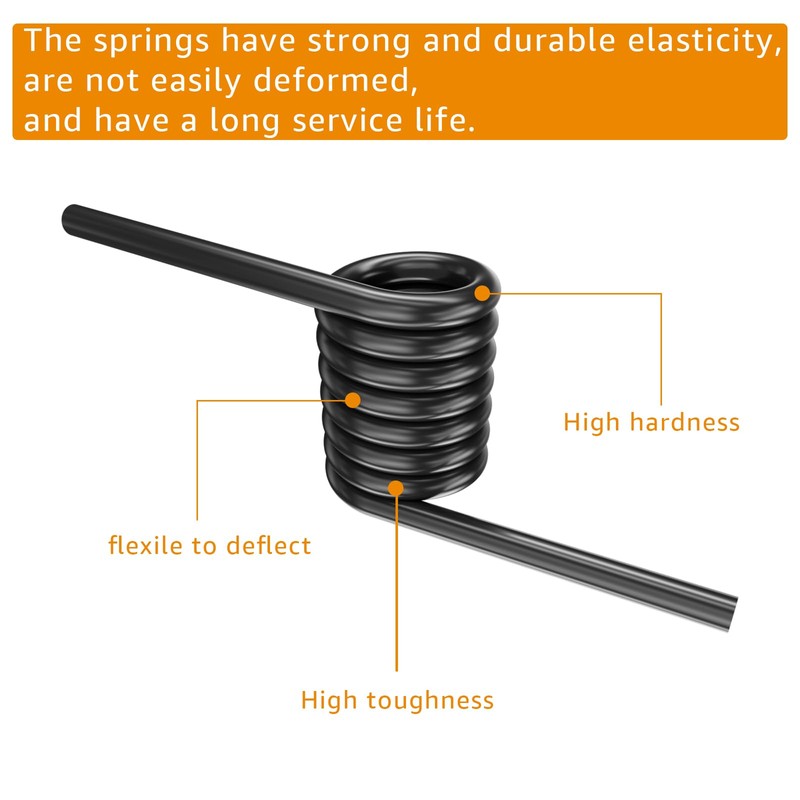 Wllead 1 Pair Heavy Duty Trailer Ramp Springs, 2000 lb