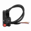 22mm Motorcycle ATV Handlebar Headlight Push Horn Turn Switch for