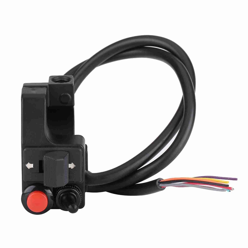 22mm Motorcycle ATV Handlebar Headlight Push Horn Turn Switch for