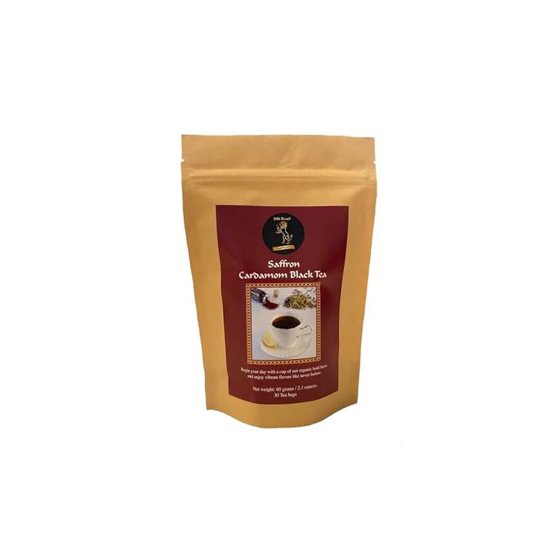Organic Saffron Organic Ginger Herbal Tea - for better health