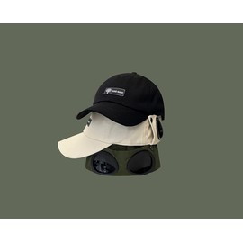 HOLRAFAN Men's Popular Sun Shade Baseball Cap, Sun Hat, Women's, Outdoor Hat, Individuality, Stylish, Small Face Effect, Cute, Casual, Unisex, Walking, UV Protection, 2-black