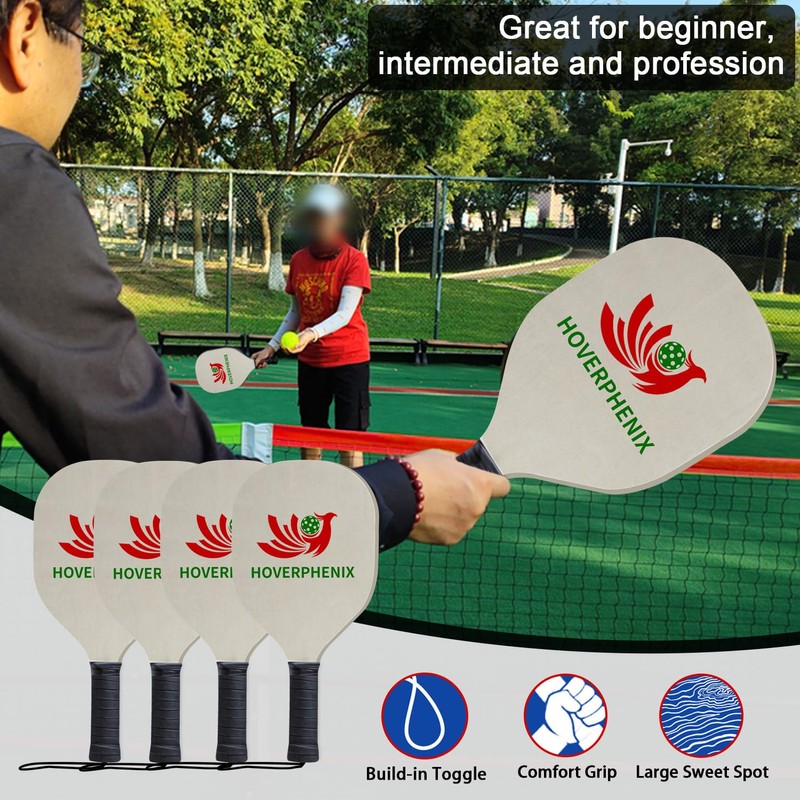 Hoverphenix Portable Pickleball Net Set, 22FT Regulation Size Pickle Ball