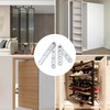 4 Sets of 360 Degree Rotating Stainless Steel Door Pivot