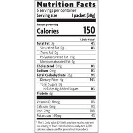 Nature's Path Organic Qi'a Superseeds & Grains Instant Oatmeal, 8 oz (Pack of 6), Gluten Free, Non-GMO