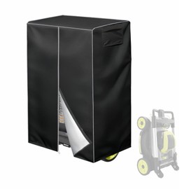 VIYOYOUNG Lawn Mower Cover Waterproof, 600D Cordless Lawn Mower Cover Dustproof, Suitable for 20/21 inch Foldable Electric Lawn Mowers and Self-Propelled Mowers - Lawn Mower Accessories (cover only)