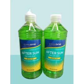 CARE ONE AFTER SUN GEL WITH ALOE VERA 16 OZ NWOB LOT OF 2 EXP: 2026