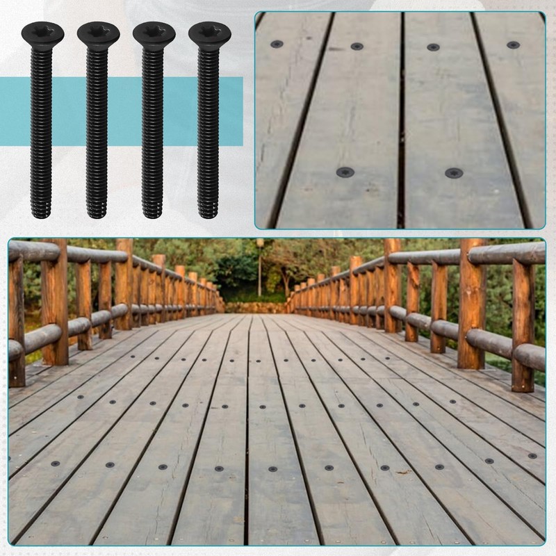 (300pcs) 5/16-18 x 2-1/2" Flat Head Thread Cutting Trailer Deck