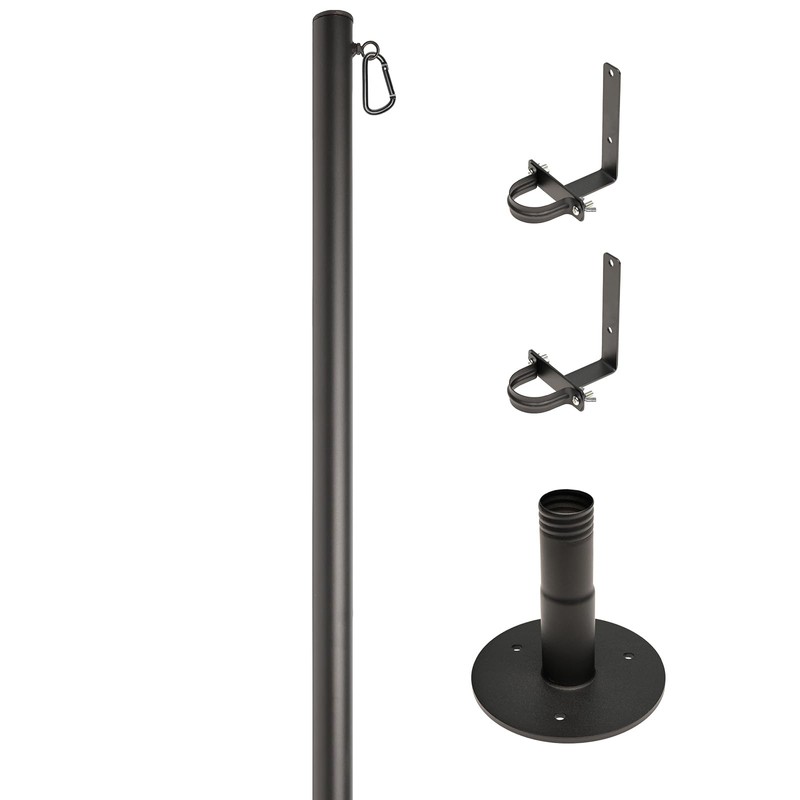 Premium String Light Pole - 1 Pack - Extends to