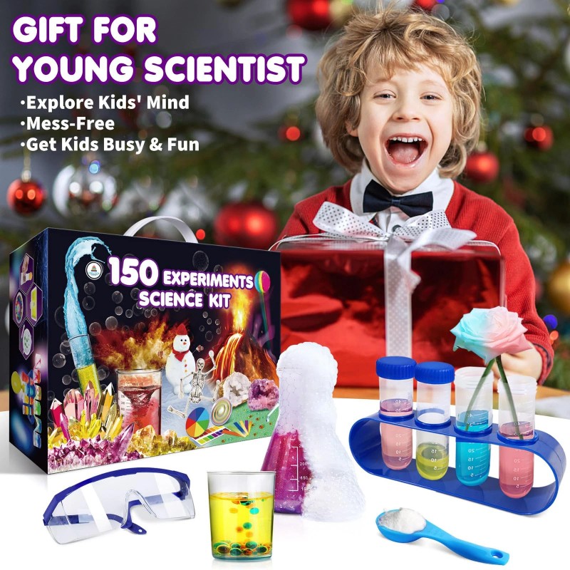 UNGLINGA 150 Experiments Science Kits for Kids Boys Girls, S.T.E.M