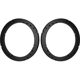 5.25" 5 1/4" Speaker Spacers Depth Extender Extending Rings - 1" thick - ID: 4 3/4" OD: 5 3/4" - 1 Pair - SSK525K - Stackable - Perfect For Framing Fiberglass Enclosures