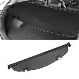 AUXMART Cargo Cover for Mazda CX-5 2013-2016 Trunk Cover Shade Waterproof Retractable Rear Trunk Cover Shielding Shade Black 2014 2015