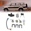 Car Full Lock Cylinder Key Set MR259111 Replacement for Mitsubishi